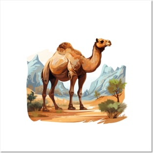 Desert Camel Posters and Art